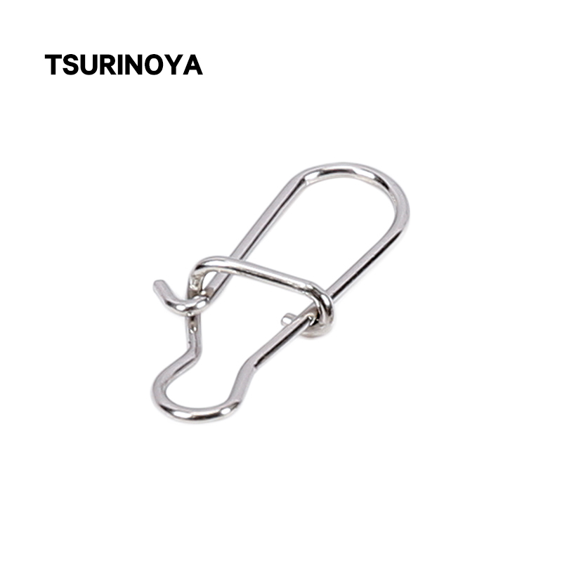 Fishing Equipment Tackle - Tsurinoya-ステンレス鋼の釣り針,50個,fastlockクリップ,安全ピン,アクセサリー,ルアーフック用ギア