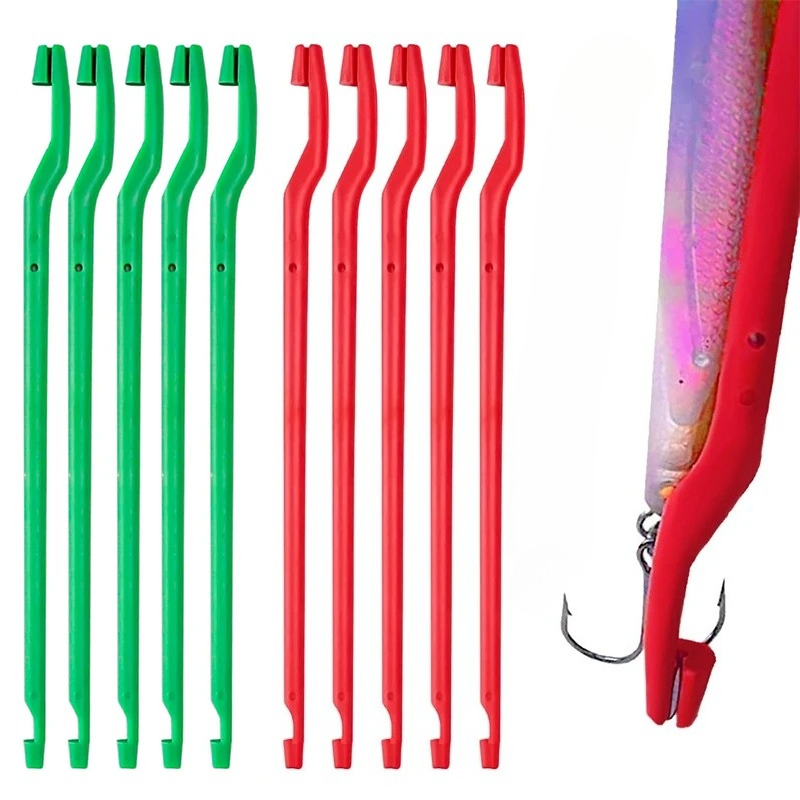 Fishing Equipment Tackle - 5個入り ルアーフックリムーバー スティック型 手に刺さりにくい ハードベイトフックセパレーター ミノー