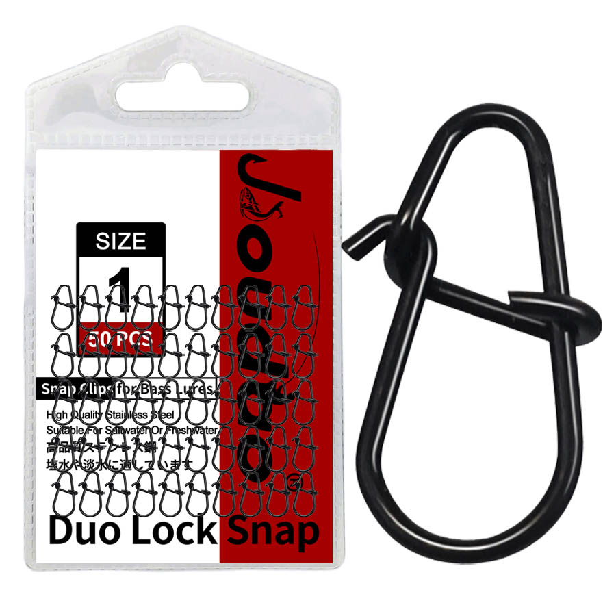 Fishing Equipment Tackle - 50 個クランクベイトスナップステンレス鋼デュオロックルアースナップクイックチェンジ釣りクリップ高速クリップスナップフックコネクタ