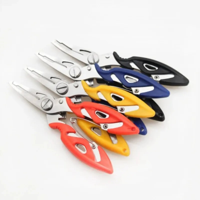 Saltwater Fishing Hook - ステンレス製釣り用プライヤー、多機能フックリムーバーはさみ、携帯用海水・淡水釣り道具