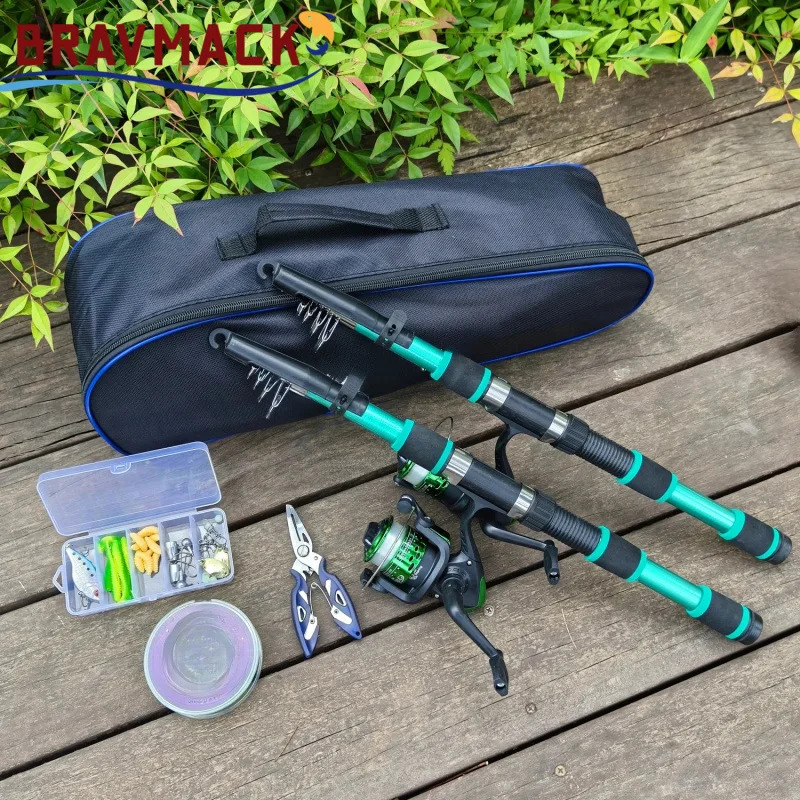 BRAVMACK 釣り竿とリールのコンボ、多機能プライヤー、 - Fishing Equipment Europe のレビューと価格