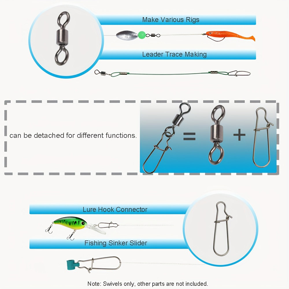 95/210個セット フィッシングコネクターギアキット 2- - Fishing Equipment Tackle のレビューと価格