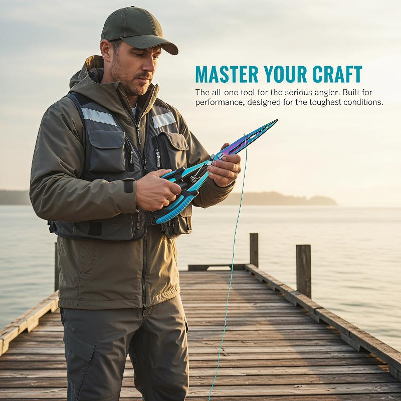ステンレス鋼製延長フィッシングプライヤー、滑り止めハンドル、 - Saltwater Fishing Hook のレビューと価格