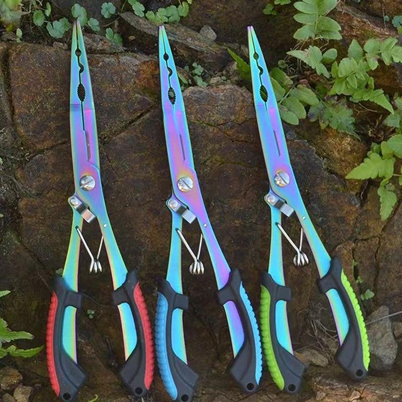 ステンレス鋼製延長フィッシングプライヤー、滑り止めハンドル、 - Saltwater Fishing Hook のレビューと価格
