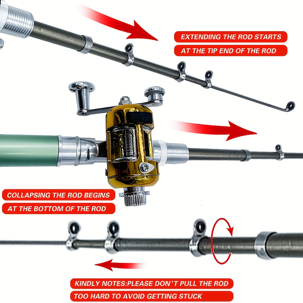 ポケットアイスフィッシングロッド＆リールコンボセット ペン型 - Fishing Equipment Europe のレビューと価格