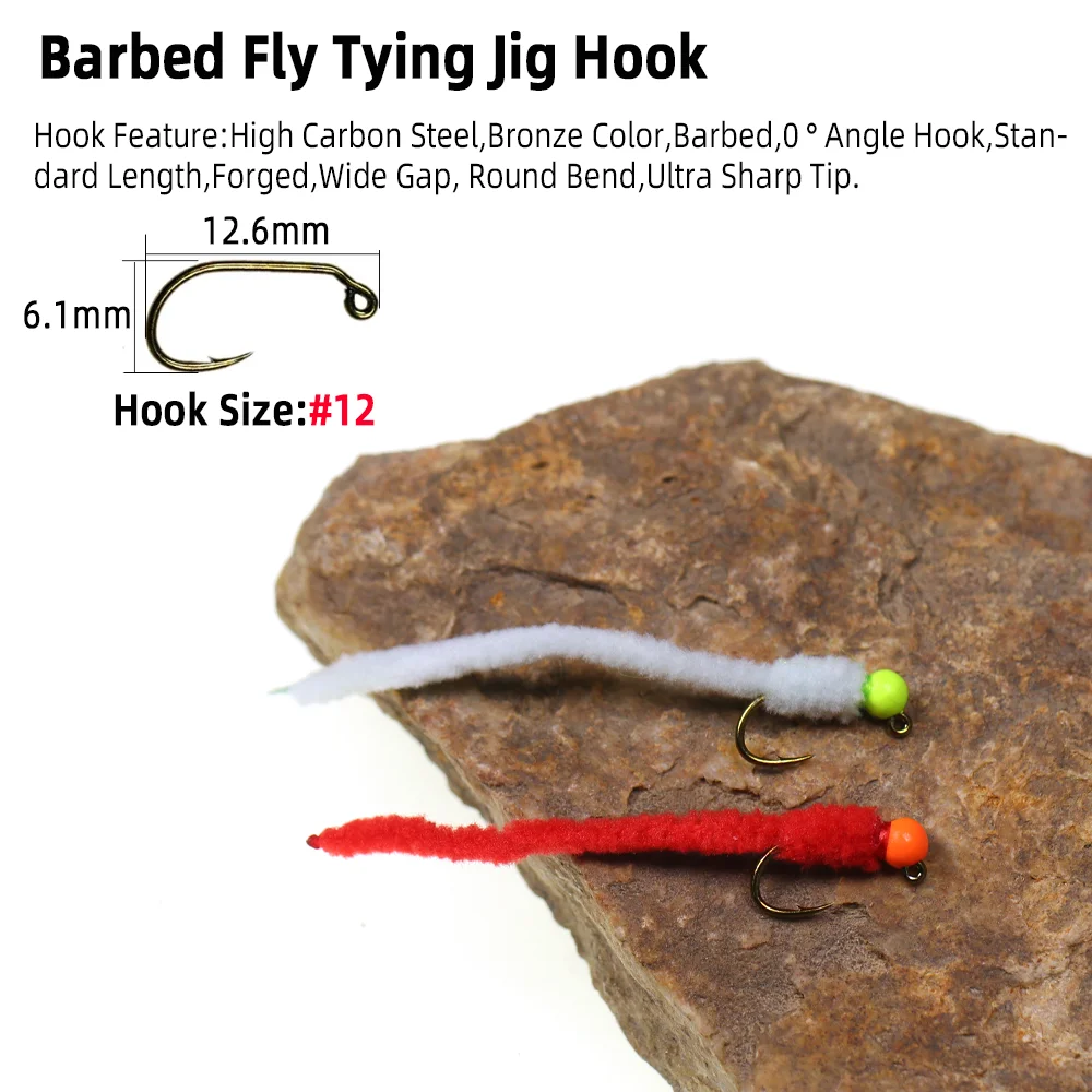 4個 # 12個のタングステンビーズヘッド付きスカーミーワー - Fishing Equipment Europe のレビューと価格