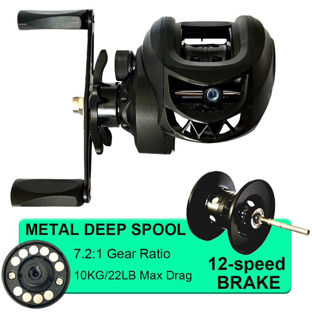 釣りセット ベイトキャスティング ルアーロッド＆リールセット - Fishing Equipment Europe のレビューと価格