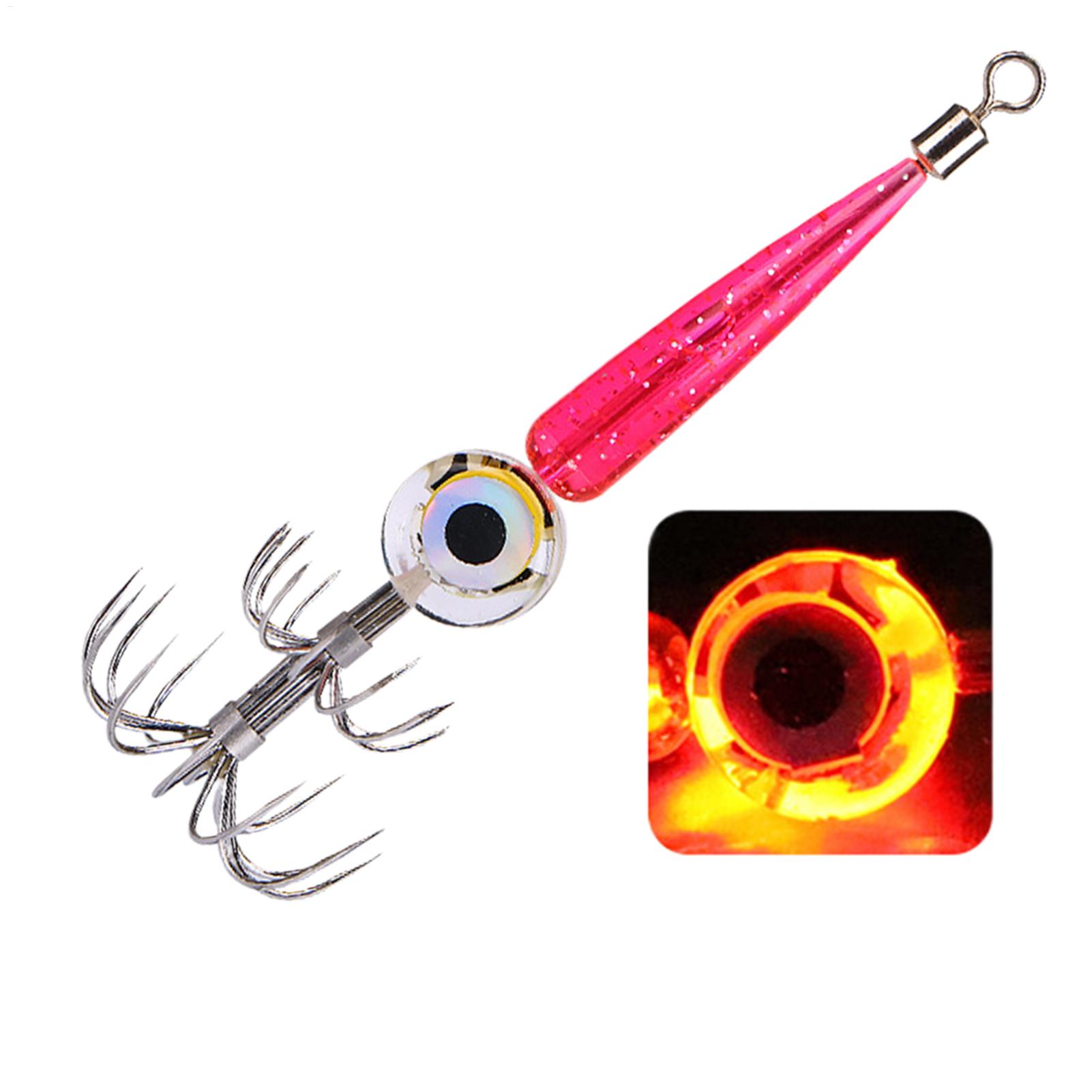 LEDグローイカジグフック電子海水釣りルアーキット水中フラッ - Saltwater Fishing Hook のレビューと価格