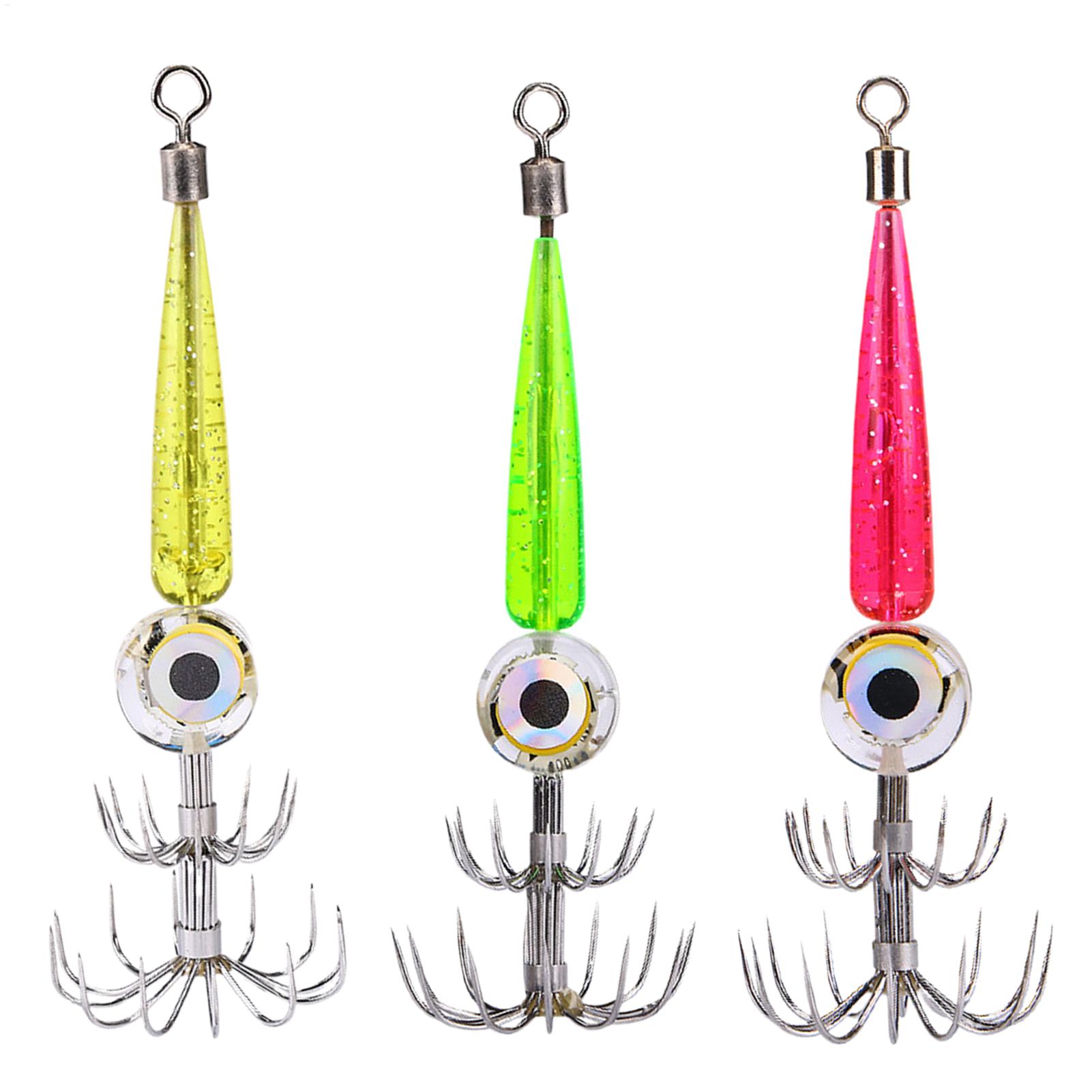 LEDグローイカジグフック電子海水釣りルアーキット水中フラッ - Saltwater Fishing Hook のレビューと価格